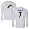 East Tennessee State University Soccer White Long Sleeve  - #7 Sydney Somogyi