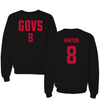 Austin Peay State University Softball Black Jersey Crewneck - #8 Kiley Hinton