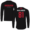 Austin Peay State University Football Black Long Sleeve  - #81 Josh Mailander