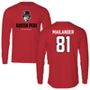 Austin Peay State University Football Red Mascot Long Sleeve - #81 Josh Mailander