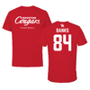 University of Houston Football Red Tee  - #84 Ja’koby Banks