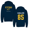 East Tennessee State University Football Navy Hoodie  - #85 Quinn Caballero