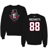 Austin Peay State University Football Black Mascot Crewneck - #88 Corey Rocchietti