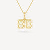 Gold Presidents Pendant and Chain - #88 Ja’Ryan Wallace