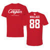 University of Houston Football Red Tee  - #88 Ja’Ryan Wallace