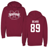 Mississippi State University Football Maroon Hoodie  - #89 Luke Beard