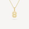 Gold Presidents Pendant and Chain - #8 Jaimee Cibulka