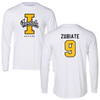 University of Idaho Soccer White Vandals Long Sleeve - #9 Mia Zubiate
