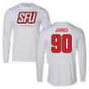 Saint Francis University (Pennsylvania) Football White Long Sleeve - #90 Amondi James