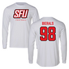 Saint Francis University (Pennsylvania) Football White Long Sleeve - #98 Eddie Bierals