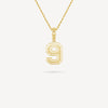 Gold Presidents Pendant and Chain - #9 Taylor Venuto
