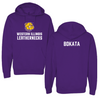 Western Illinois University TF and XC Purple Hoodie  - Jeremie Bokata