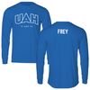 University of Alabama in Huntsville TF and XC Blue Long Sleeve - Jonah Frey
