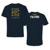 East Tennessee State University TF and XC Navy Tee  - Ethan Fulford