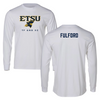 East Tennessee State University TF and XC White Long Sleeve  - Ethan Fulford