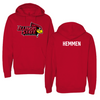 Illinois State University Track and Field Red Hoodie  - Isabelle Hemmen