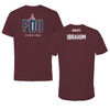 Fairleigh Dickinson University-Metropolitan Campus Fencing Maroon Tee  - Ayah Ibrahim