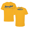 California State University-Bakersfield Swimming & Diving Gold Tee  - Julian Moseley