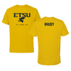 East Tennessee State University TF and XC Gold Tee  - Molly Rhudy