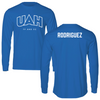 University of Alabama in Huntsville TF and XC Blue Long Sleeve - Tommy Rodriguez