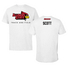 Illinois State University Track and Field White Tee  - Adi Scott