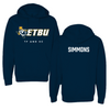 East Texas Baptist University TF and XC Navy Hoodie - Logan Simmons