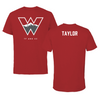 Western Colorado University TF and XC Red Tee - Leah Taylor