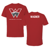 Western Colorado University Swimming & Diving Red Tee - Leah Wagner