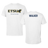 East Tennessee State University Triathlon White Tee  - Taylor Walker