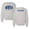 Brigham Young University Swimming & Diving Gray Crewneck - Halli Williams