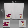 Central Michigan University Basketball Gray Blanket - #6 Amaya Smith