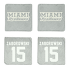 Miami University (Ohio) Baseball Stone Coaster (4 Pack)  - #15 Ryland Zaborowski