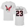 Eastern Washington University Soccer Light Gray Performance Tee - #23 Audrey Schlotfeldt