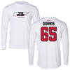 Austin Peay State University Football White Long Sleeve - #65 Ward Dorris