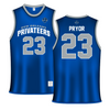 University of New Orleans Blue Basketball Jersey - #23 DeArica Pryor