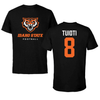 Idaho State University Football Black Performance Tee - #8 Teilor Tuioti