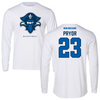 University of New Orleans Basketball White Performance Long Sleeve - #23 DeArica Pryor