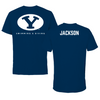 Brigham Young University Swimming & Diving Navy Performance Tee - Alexia Jackson