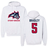 Stony Brook University Volleyball Gray Hoodie - #5 Saige Bradley