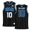University of Alabama in Huntsville Black Basketball Jersey - #10 Jonah Williams