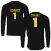 University of Idaho Football Black Jersey Performance Long Sleeve - #1 Ricardo Chavez