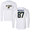 East Tennessee State University Football White Long Sleeve - #87 Ryan Mechley