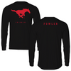 Southern Methodist University Swimming & Diving Black Mascot Long Sleeve - Jaclynn Fowler