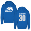 University of Alabama in Huntsville Baseball Blue Hoodie - #30 Aubry Cleghorn