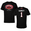 Jacksonville State University Volleyball Black Performance Tee - #1 Ellie Garrett