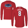 Florida Atlantic University Softball Red Long Sleeve - #8 Brooklyn Lorenzo