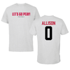 Austin Peay State University Football Gray Peay Tee - #0 Oshaan Allison