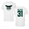 Northeastern State University Football White Performance Tee - #31 Brenton Glass