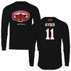 Jacksonville State University Softball Black Gamecocks Performance Long Sleeve - #11 Makalyn Kyser