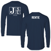 Jackson State University Cheer Navy Performance Long Sleeve - Essence Rentie